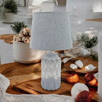 The Silvermarl — Two-Tone Ceramic Table Lamp