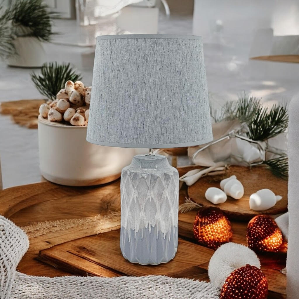 The Silvermarl — Two-Tone Ceramic Table Lamp