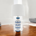 The Kingsley Table Lamp — Blue & White Oriental Ceramic Lamp