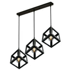 The Prismara Pendant — 3-Cluster Geometric Cube