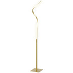 The Sable Floor Lamp — Ribbon Spiral LED Standing Lamp