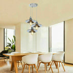 The Hartcliffe Cluster — 3-Light Chrome Pendant