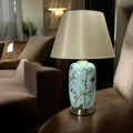 The Rosemont Table Lamp — Floral Ceramic