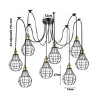 The Ashcombe Chandelier — 8-Arm Spider Pendant