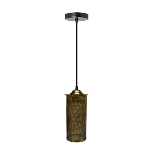 Brixton — Brass Mesh Pendant Light by ZYVORAN Lighting