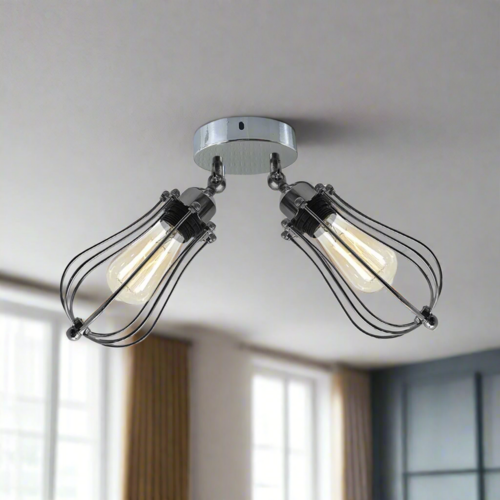 The Chromata Pendant — Twin Arm Cage Fitting