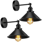 The Griswold Wall Light — Industrial Cone Sconce, 2-Pack