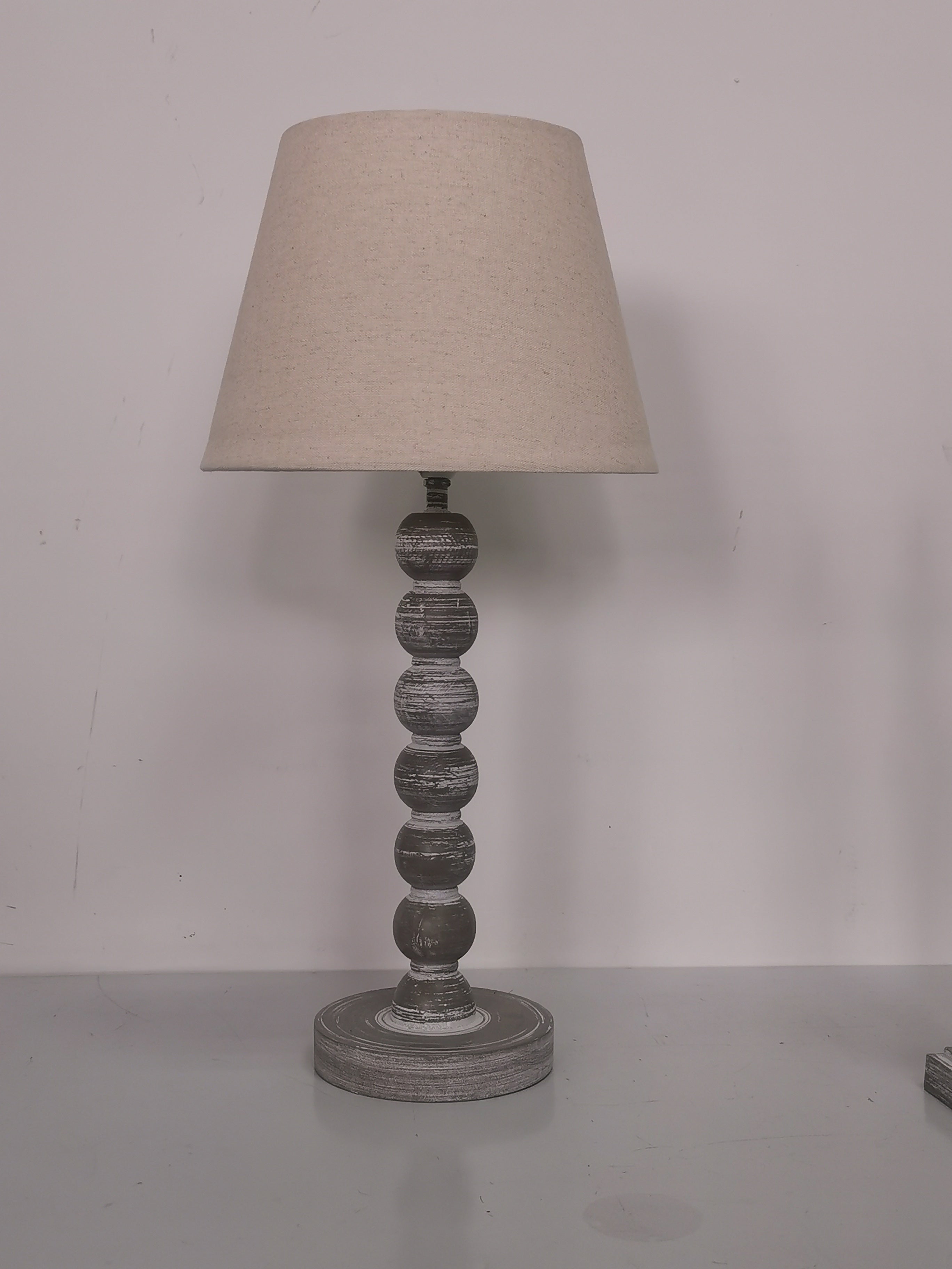 The Winslow Lamp — Washed Wood, Shabby Chic Design