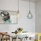 The Prism Pendant — Faceted Cage, Multiple Finishes