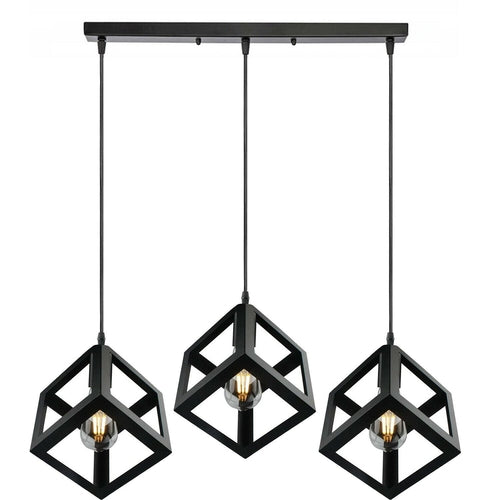The Prismara Pendant — 3-Cluster Geometric Cube