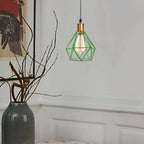 The Prism Pendant — Faceted Cage, Multiple Finishes