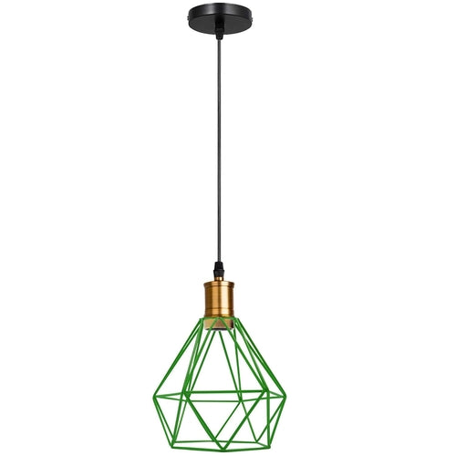 The Prism Pendant — Faceted Cage, Multiple Finishes