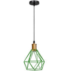 The Prism Pendant — Faceted Cage, Multiple Finishes