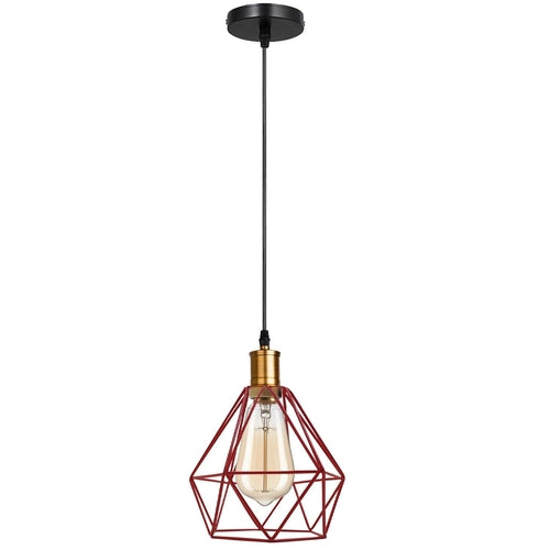 The Prism Pendant — Faceted Cage, Multiple Finishes