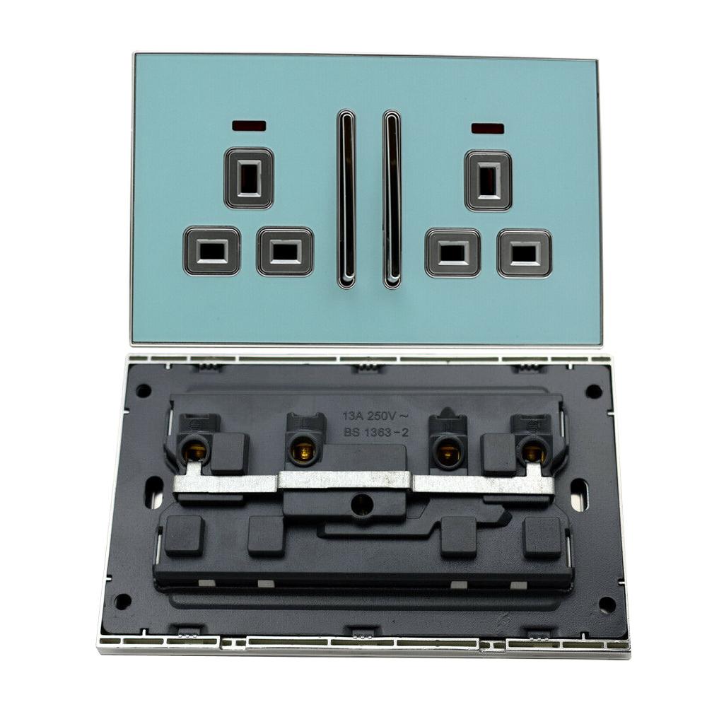 The Azurelle Socket — Glossy Blue, Satin Gold Insert