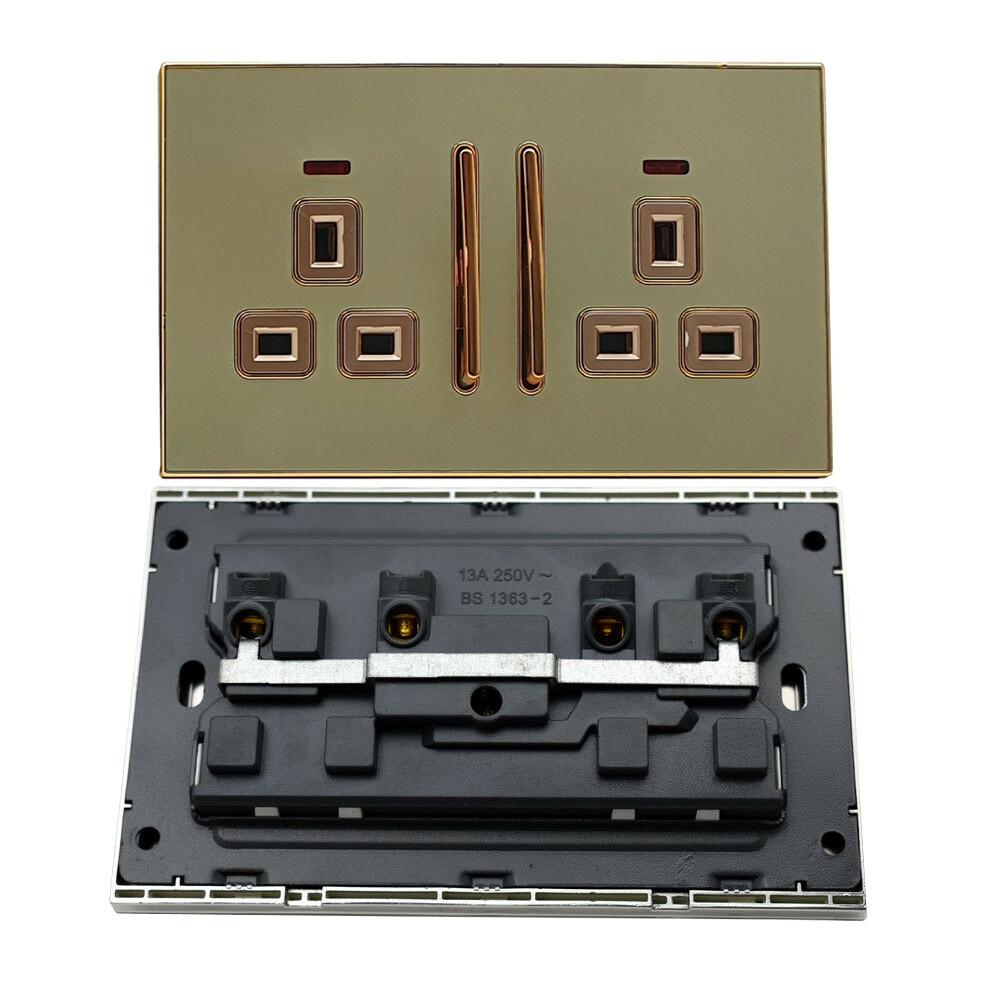 The Solvane Socket — Gold, Single, 13A