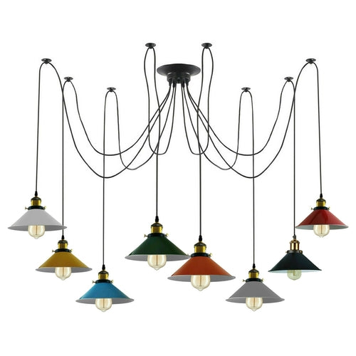 The Vertigo Pendant — 8-Way Spider Cluster