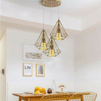 The Celeste Pendant — 3-Light Cluster, Gold