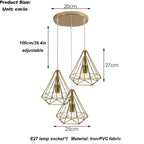 The Celeste Pendant — 3-Light Cluster, Gold