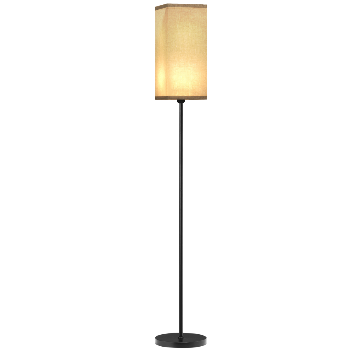 The Osmond Floor Lamp — Linen Shade Standing Lamp