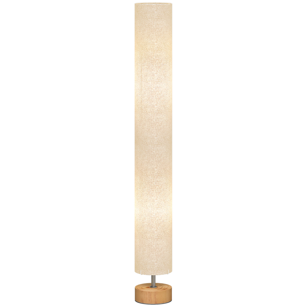 The Solstice Floor Lamp — Fabric Column LED Standing Lamp
