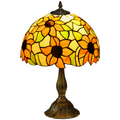 The Belmara Sunflower — Stained Glass Table Lamp