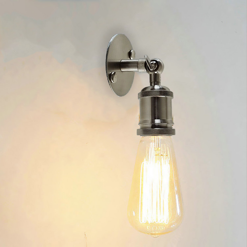The Chelmore Sconce — Adjustable Bare Bulb Wall Light