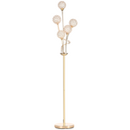 The Aveline Floor Lamp — 5-Light Crystal Bloom Standing Lamp