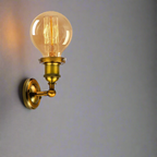 The Ellerby Sconce — Brass Edison Bulb Wall Light