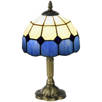 The Hollowmere Table Lamp — Stained Glass