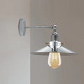 The Oakendale Cone — Satin Nickel Adjustable Wall Light