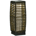 The Wrenholt Lantern — Rattan Solar Garden Light