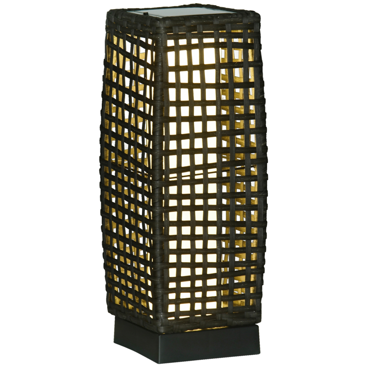The Wrenholt Lantern — Rattan Solar Garden Light