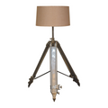 The Voyager Floor Lamp — Chrome Tripod Standing Lamp