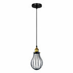 The Ravensbourne Pendant — Black Wire Cage Cluster Ceiling Light