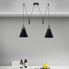 The Colby Pendant — 2-Head Pulley Spider Ceiling Light