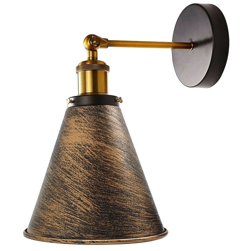 The Winterton Sconce — Adjustable Cone Wall Light