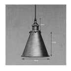 The Cotehill Pendant — Black Cone Ceiling Light