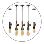 The Watervine Pendant — Single Water Pipe Light