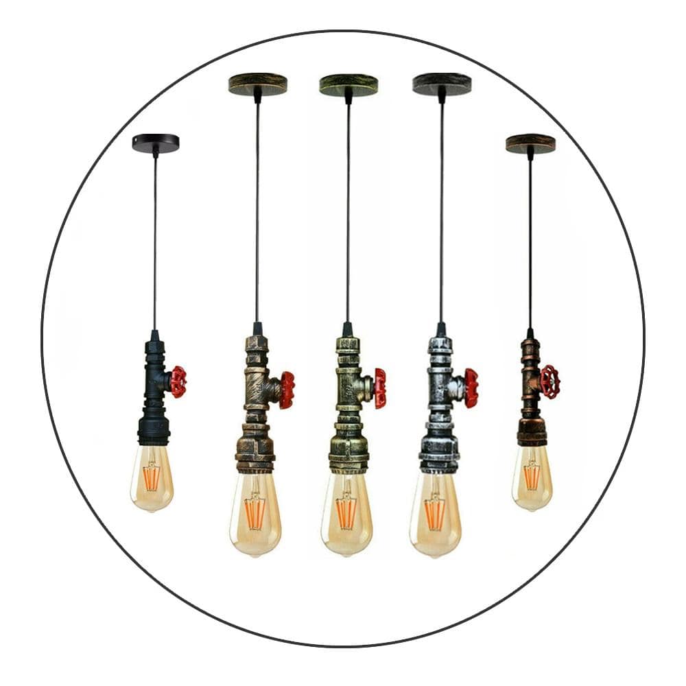 The Watervine Pendant — Single Water Pipe Light