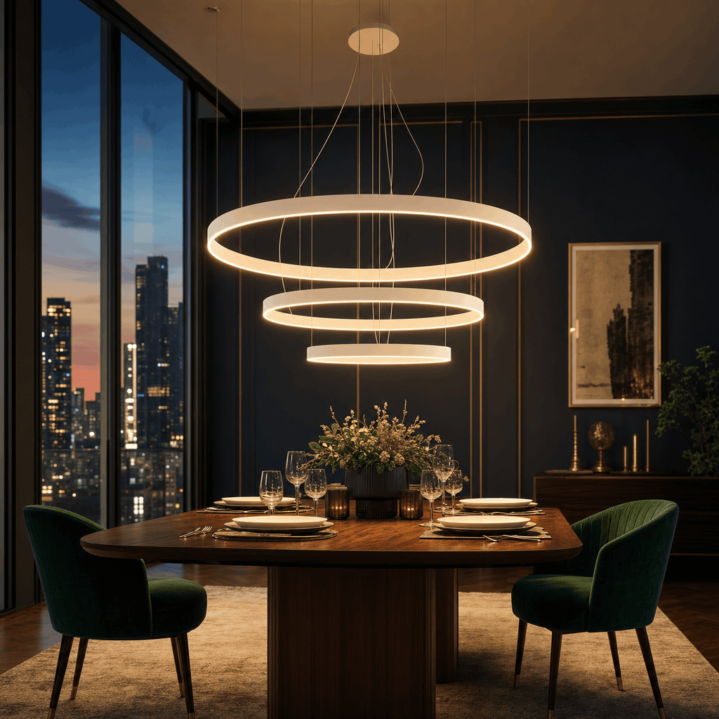 Rio Chandelier - Dining Room Lifestyle