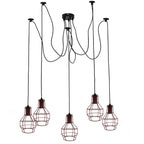 The Emberweb Pendant — 5-Arm Cage Spider
