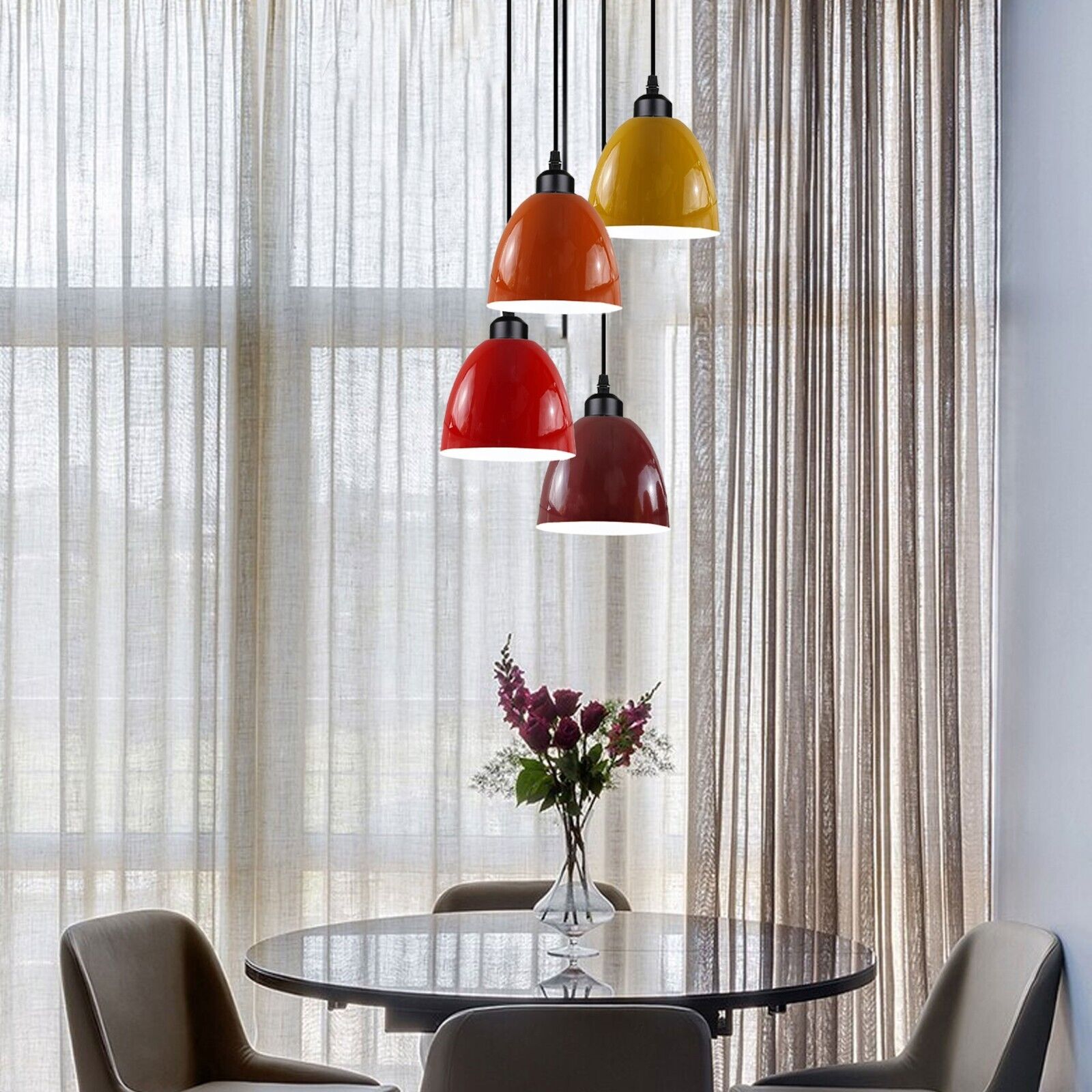 The Sixnyne Pendant — Multicolour Dome Cluster