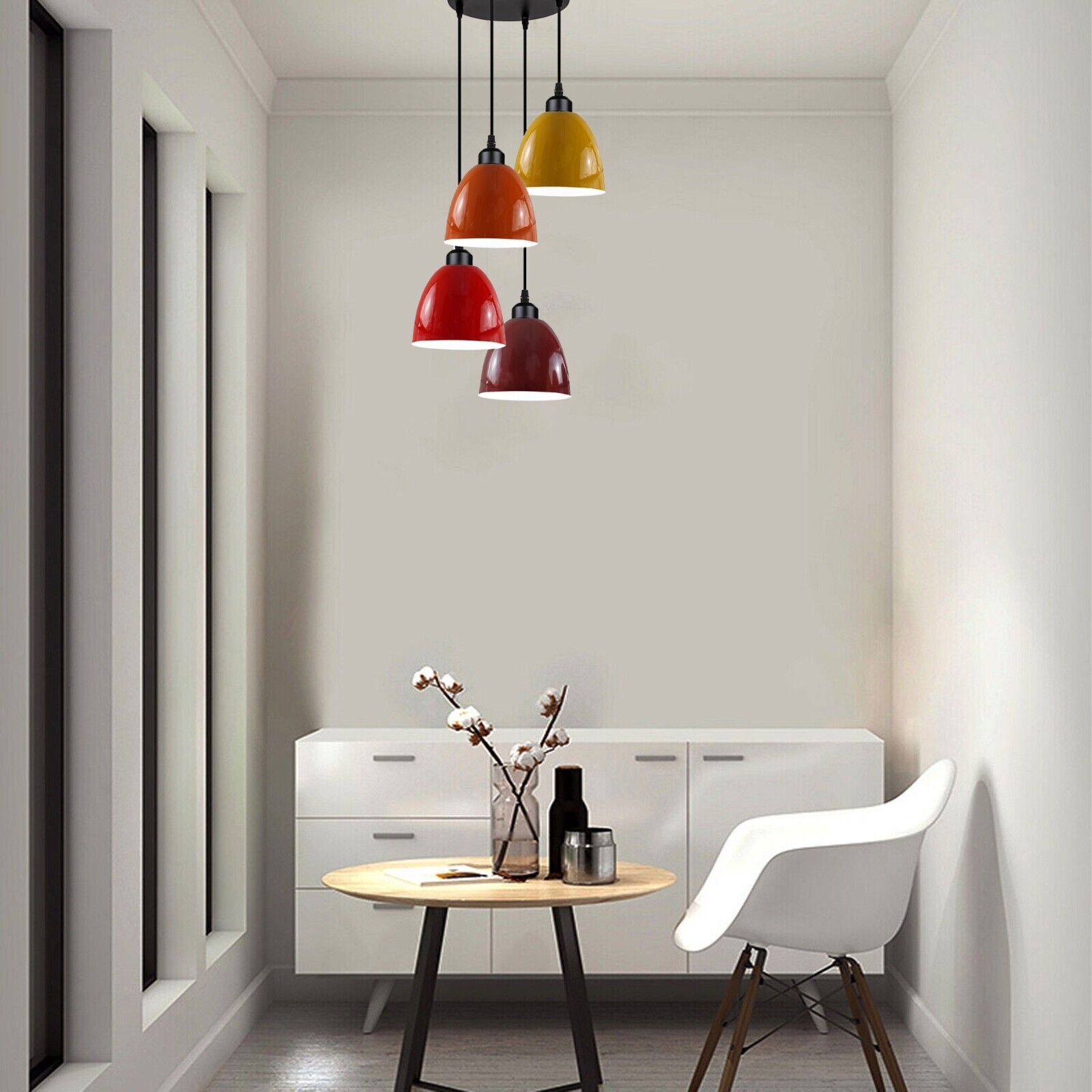 The Sixnyne Pendant — Multicolour Dome Cluster