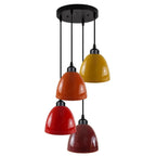 The Sixnyne Pendant — Multicolour Dome Cluster