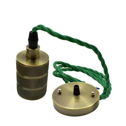 The Bramwell Suspension — Fabric Cord Pendant Fitting
