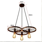 The Sprocket Pendant — 3-Wheel Cluster Chandelier