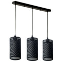 The Kirkmoor Pendant — Linear Net Cage Trio