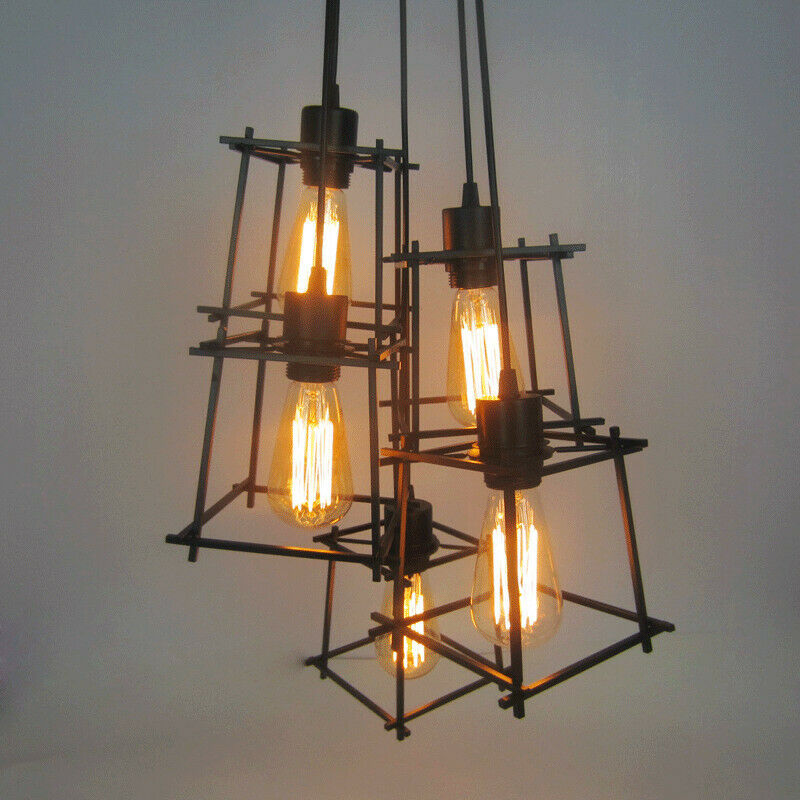 The Cranmore Chandelier — 5-Cage Cluster Pendant