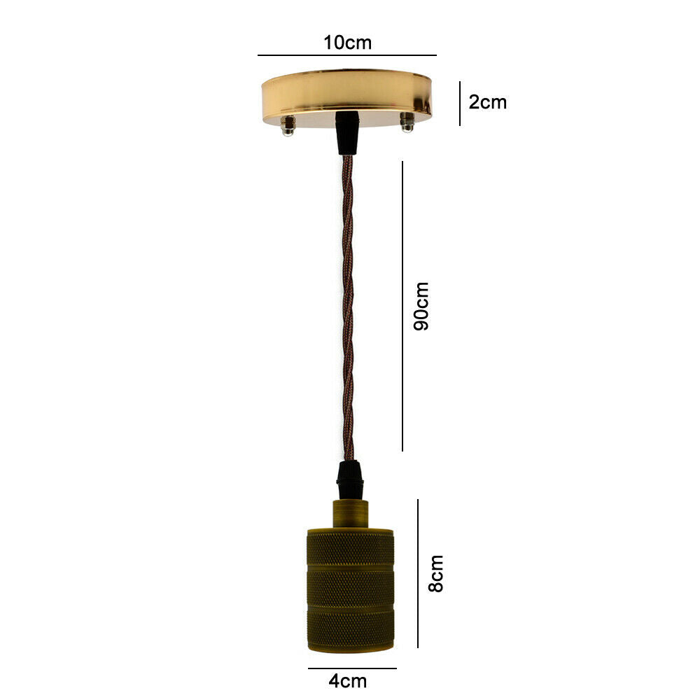 The Bramwell Suspension — Fabric Cord Pendant Fitting